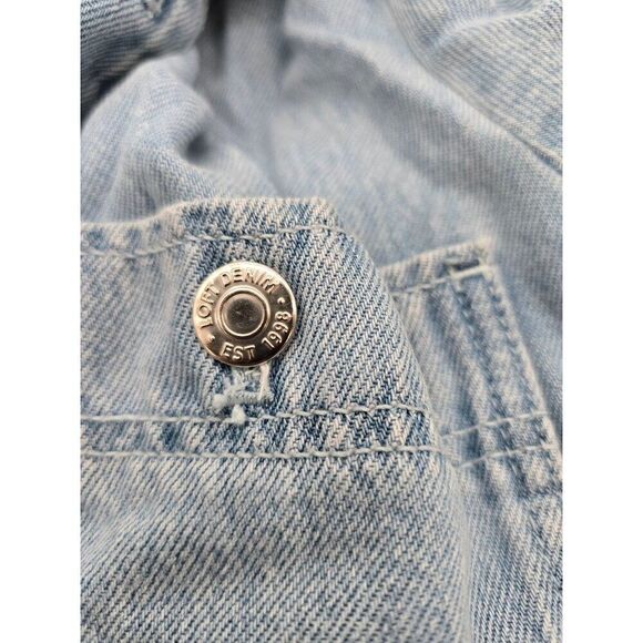 Loft Womens Denim Romper With Belt Size 8 - Picture 5 of 7